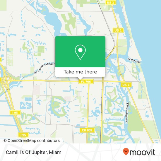 Camilli's Of Jupiter map