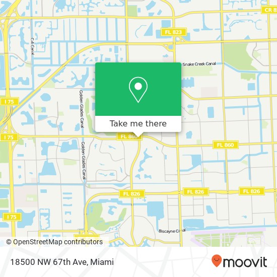18500 NW 67th Ave map