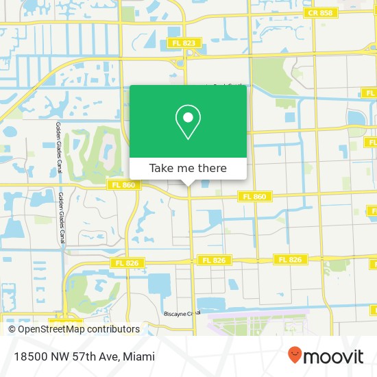 18500 NW 57th Ave map