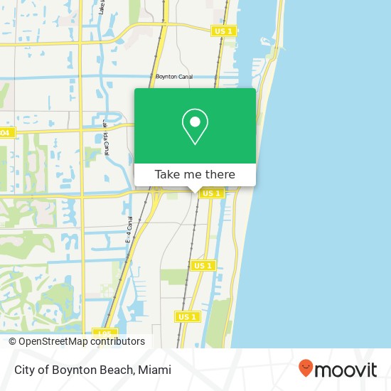 Mapa de City of Boynton Beach