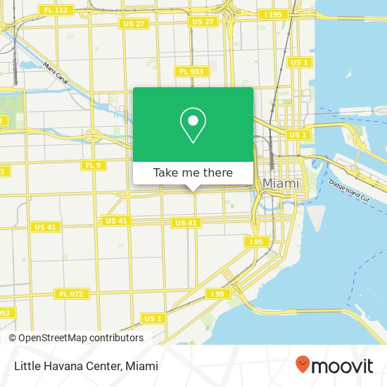 Little Havana Center map