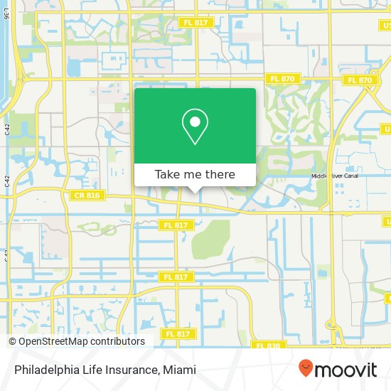 Mapa de Philadelphia Life Insurance