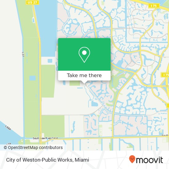 City of Weston-Public Works map