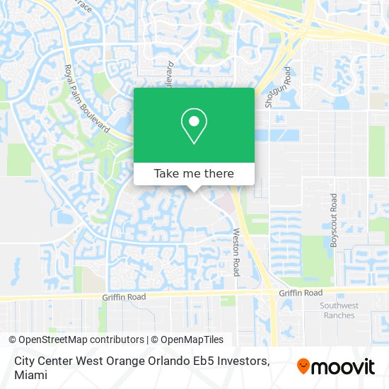 City Center West Orange Orlando Eb5 Investors map