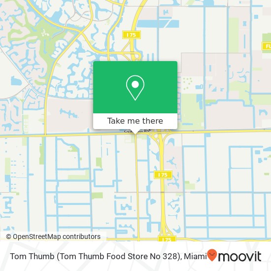 Tom Thumb (Tom Thumb Food Store No 328) map