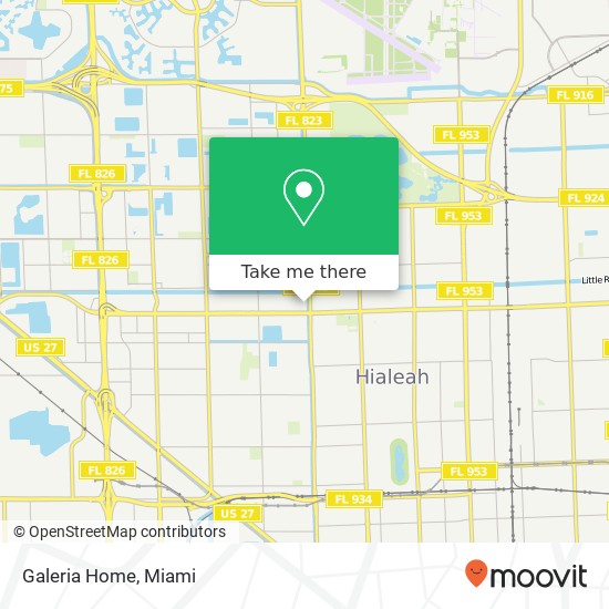 Galeria Home map