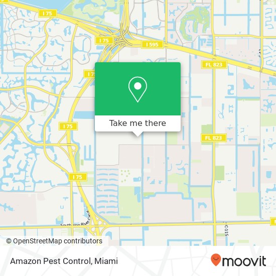 Mapa de Amazon Pest Control