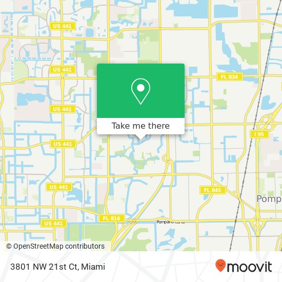 3801 NW 21st Ct map
