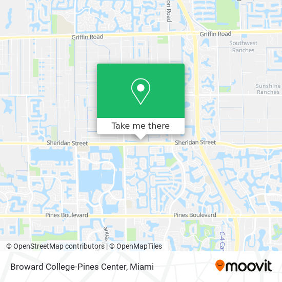 Broward College-Pines Center map