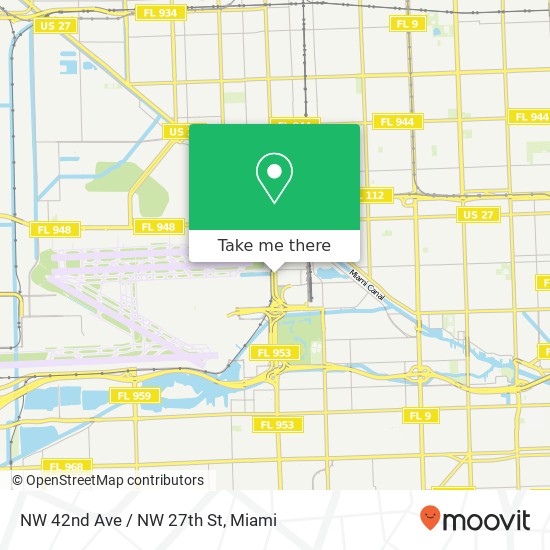 NW 42nd Ave / NW 27th St map