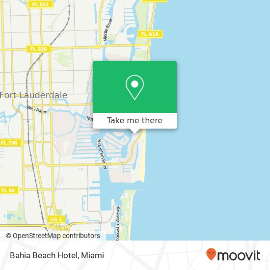 Bahia Beach Hotel map