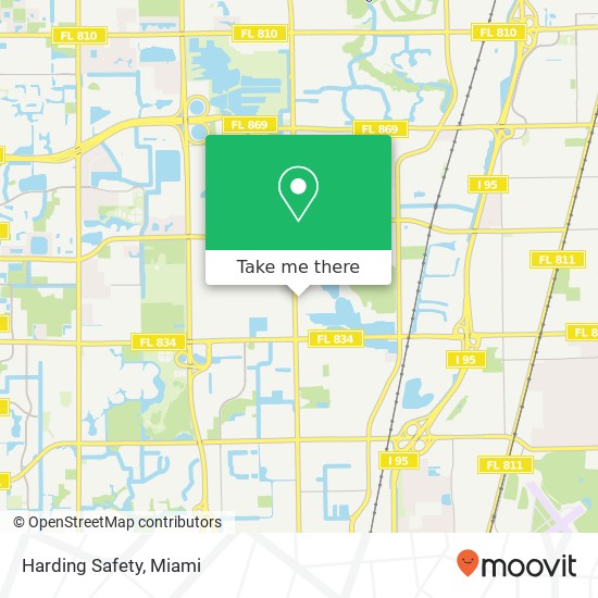 Harding Safety map