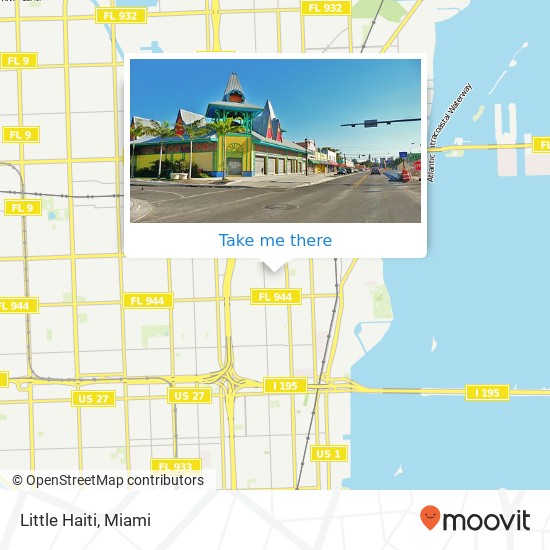 Little Haiti map