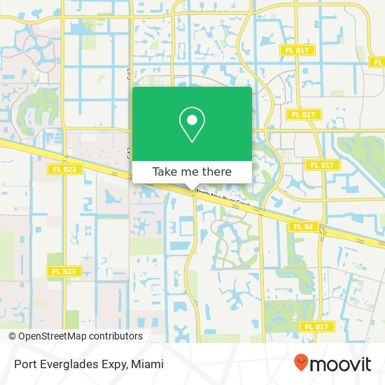 Port Everglades Expy map