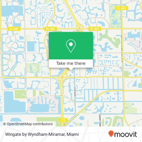 Wingate by Wyndham-Miramar map