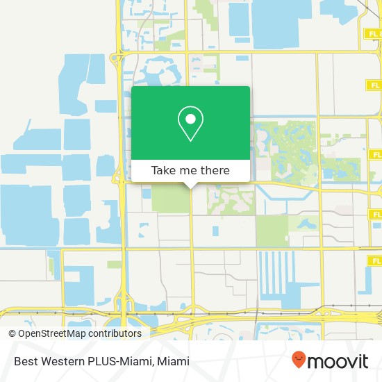 Mapa de Best Western PLUS-Miami