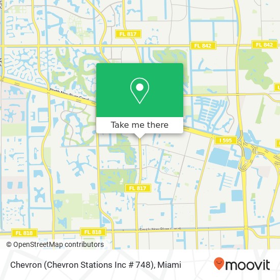 Mapa de Chevron (Chevron Stations Inc # 748)