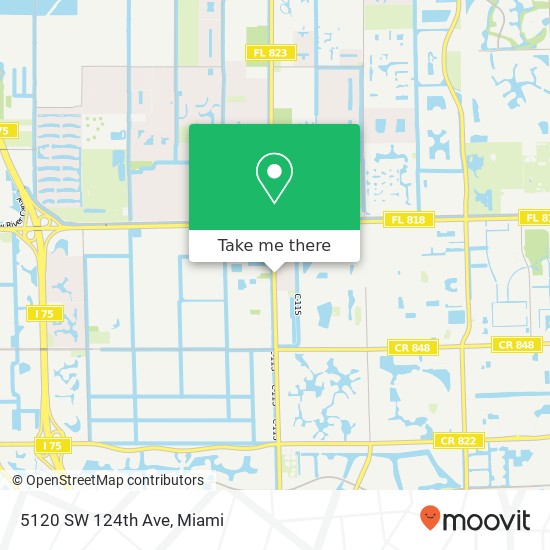 5120 SW 124th Ave map