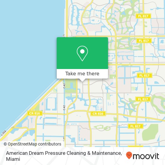 Mapa de American Dream Pressure Cleaning & Maintenance