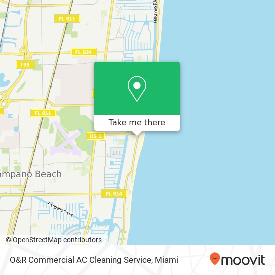 Mapa de O&R Commercial AC Cleaning Service