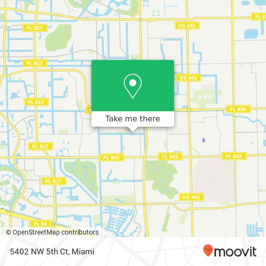5402 NW 5th Ct map