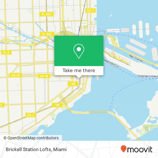 Brickell Station Lofts map