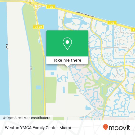 Weston YMCA Family Center map