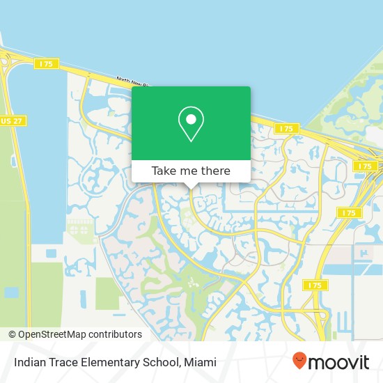 Indian Trace Elementary School map