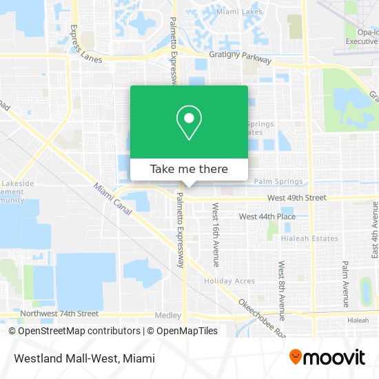 Westland Mall-West map