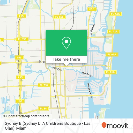Sydney B (Sydney b. A Children's Boutique - Las Olas) map