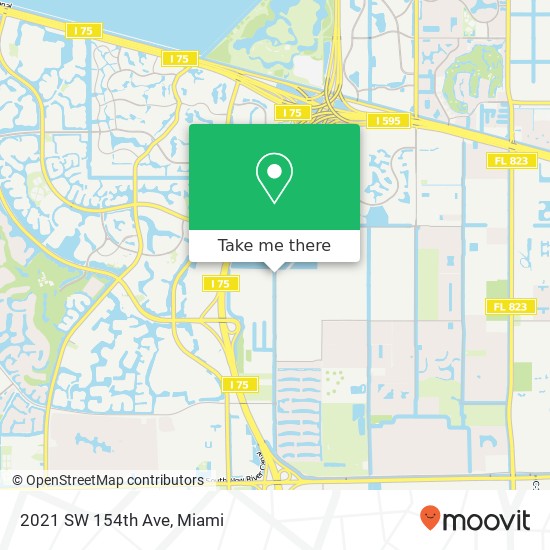 2021 SW 154th Ave map