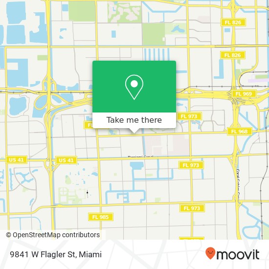 9841 W Flagler St map