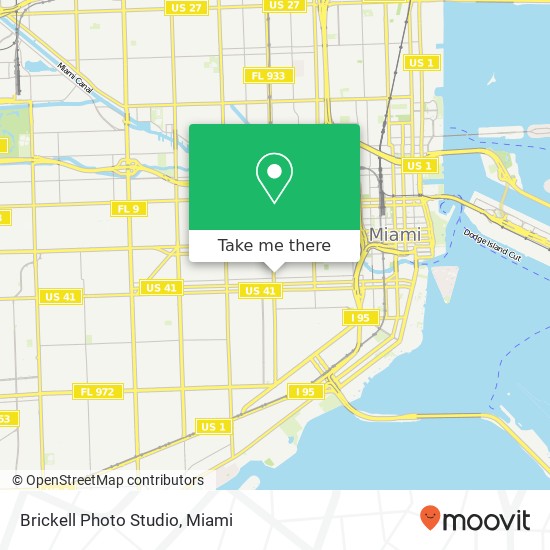 Mapa de Brickell Photo Studio