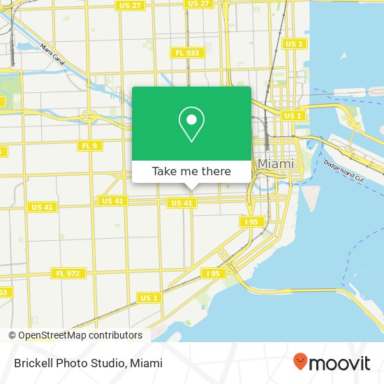 Brickell Photo Studio map