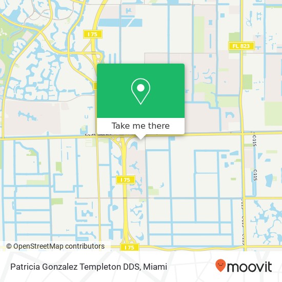 Patricia Gonzalez Templeton DDS map