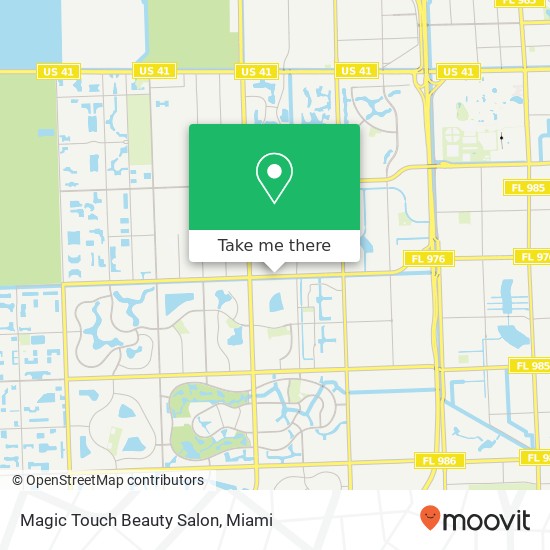 Mapa de Magic Touch Beauty Salon