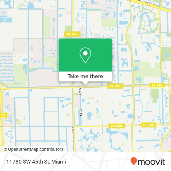 11780 SW 45th St map