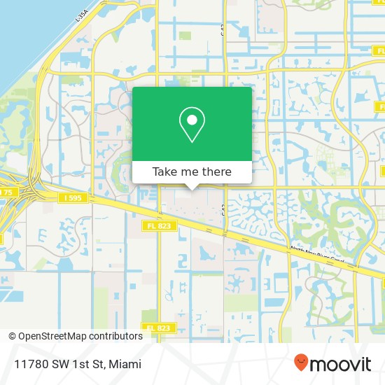 11780 SW 1st St map