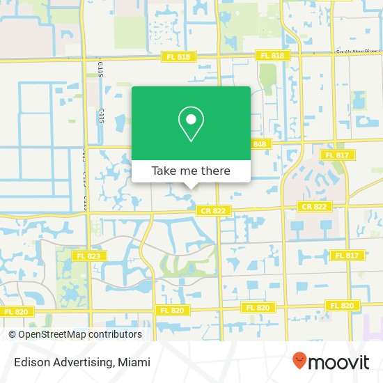 Mapa de Edison Advertising