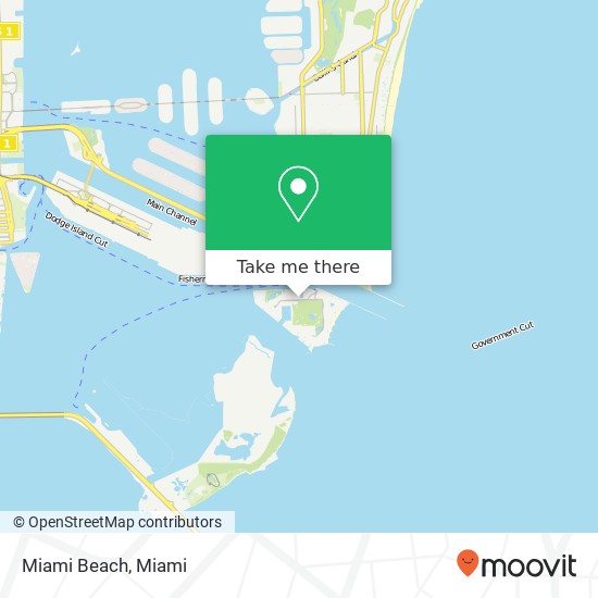 Mapa de Miami Beach