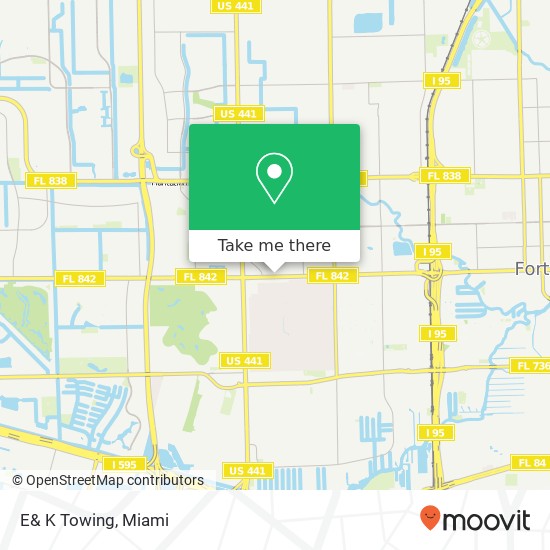 E& K Towing map