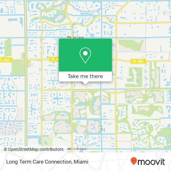 Long Term Care Connection map