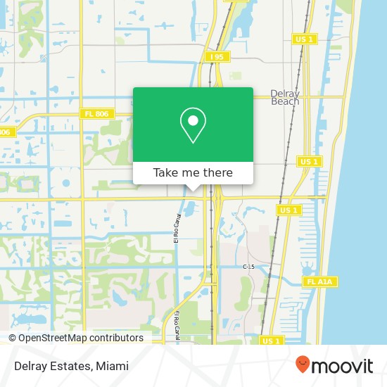 Delray Estates map