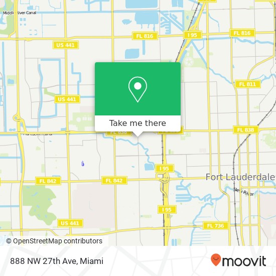 888 NW 27th Ave map