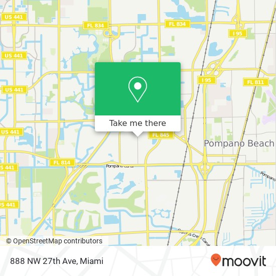 888 NW 27th Ave map