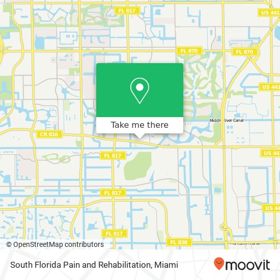Mapa de South Florida Pain and Rehabilitation