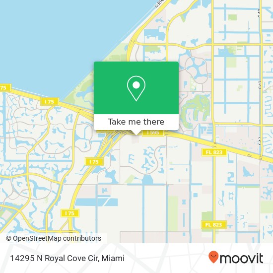 14295 N Royal Cove Cir map