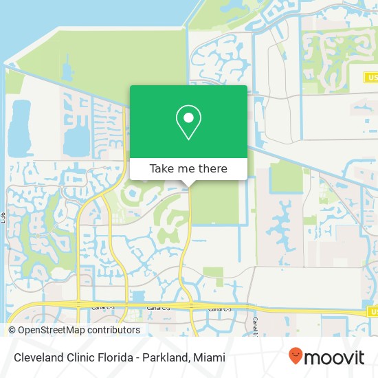Cleveland Clinic Florida - Parkland map