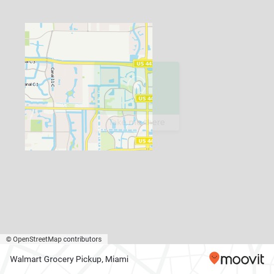 Walmart Grocery Pickup map