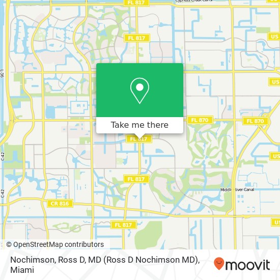 Mapa de Nochimson, Ross D, MD (Ross D Nochimson MD)